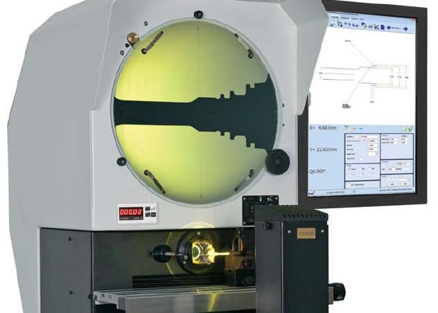 Projecteur de profil horizontal ecran de 400 mm