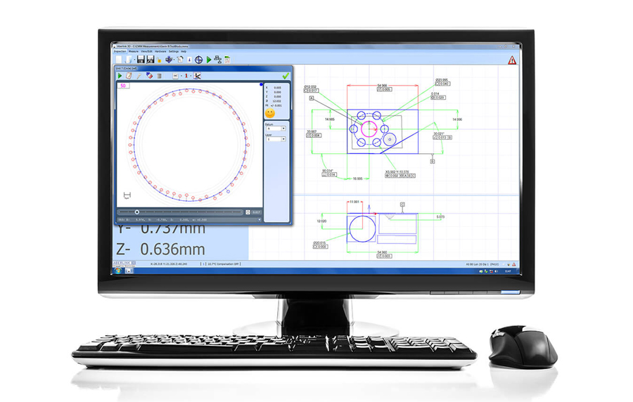 Logiciel de mesure tridimensionnelle